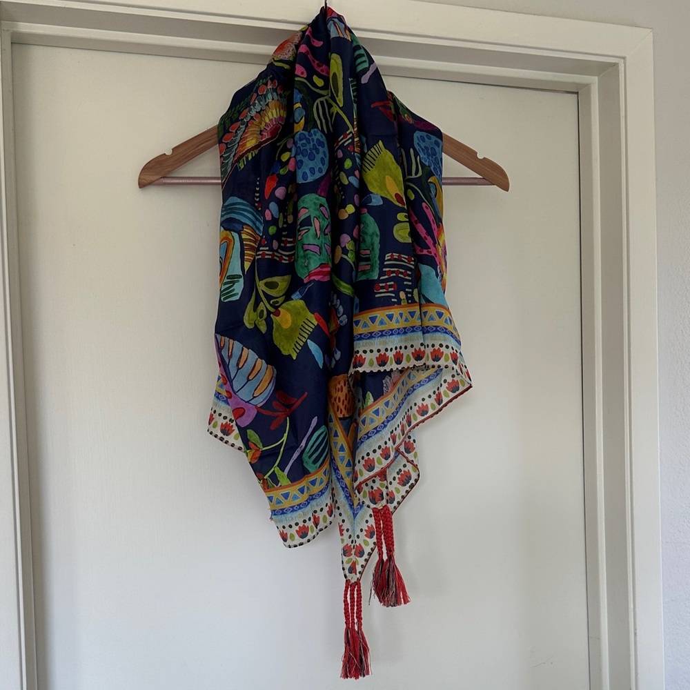 Johnny Was Silk Scarf